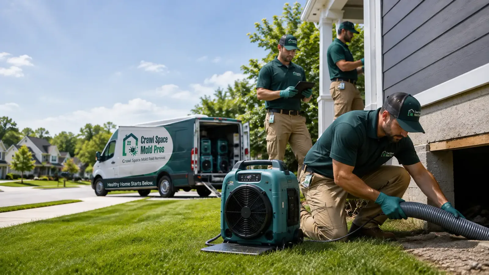 Crawl Space Mold Removal in Hooper, WA